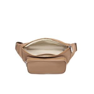 The Pixie Mood Aaliyah Fanny Pack is the ultimate travel accessory. Its lightweight and streamlined design is versatile for any outfit and occasion. With a convenient exterior zip pocket, your essentials are always within reach.