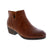 Aqua Diva's AD1729 WP bootie combines sleek tan leather with practical side-zip entry for effortless wear. This versatile ankle boot features a comfortable foam midsole, microfiber footbed, and durable rubber outsole perfect for casual everyday styling. Leather upper with man-made lining.