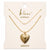 Introducing the K'lani Amore necklaces.&nbsp; A romantic necklace set in warm gold tones featuring a delicate heart locket and a dainty chain with three petite pearls. Wear together or separately for timeless elegance and meaningful moments.