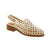 Introducing Tamara London's Apin slingback, featuring a trend-setting perforated upper and adjustable strap. Elevate your style and comfort with this must-buy shoe!