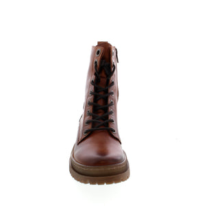 Expertly crafted for all-day wear, the Miz Mooz Arcadia combat boot offers unparalleled support and comfort. Its adjustable front and side zipper is a must-have addition to your shoe collection, suitable for any occasion.