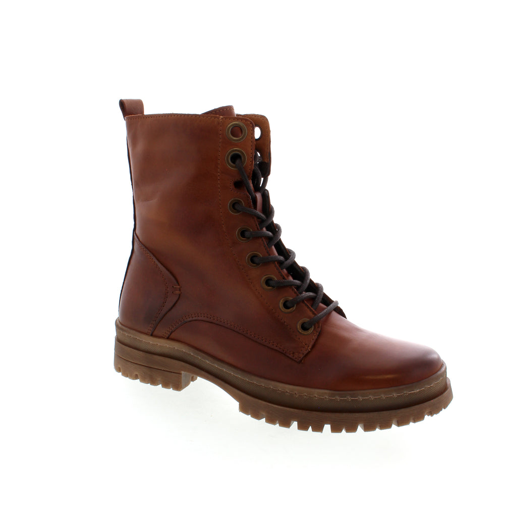 Expertly crafted for all-day wear, the Miz Mooz Arcadia combat boot offers unparalleled support and comfort. Its adjustable front and side zipper is a must-have addition to your shoe collection, suitable for any occasion.&nbsp;&nbsp;