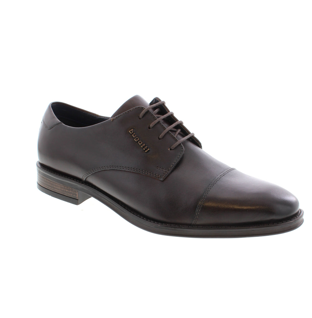 Elevate your professional wardrobe with the Bugatti Witt AYN02, a sophisticated brown derby dress shoe designed for the modern executive. This timeless style seamlessly transitions from boardroom to evening events.