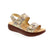 Experience the perfect blend of comfort and style with the Alegria Bailee. Designed with a Classic Rocker outsole for a rocking motion and three adjustable hook-and-loop straps for a secure fit, these shoes also feature a soft microsuede footbed for ultimate comfort. The printed leather upper adds a touch of fashion to your footwear.