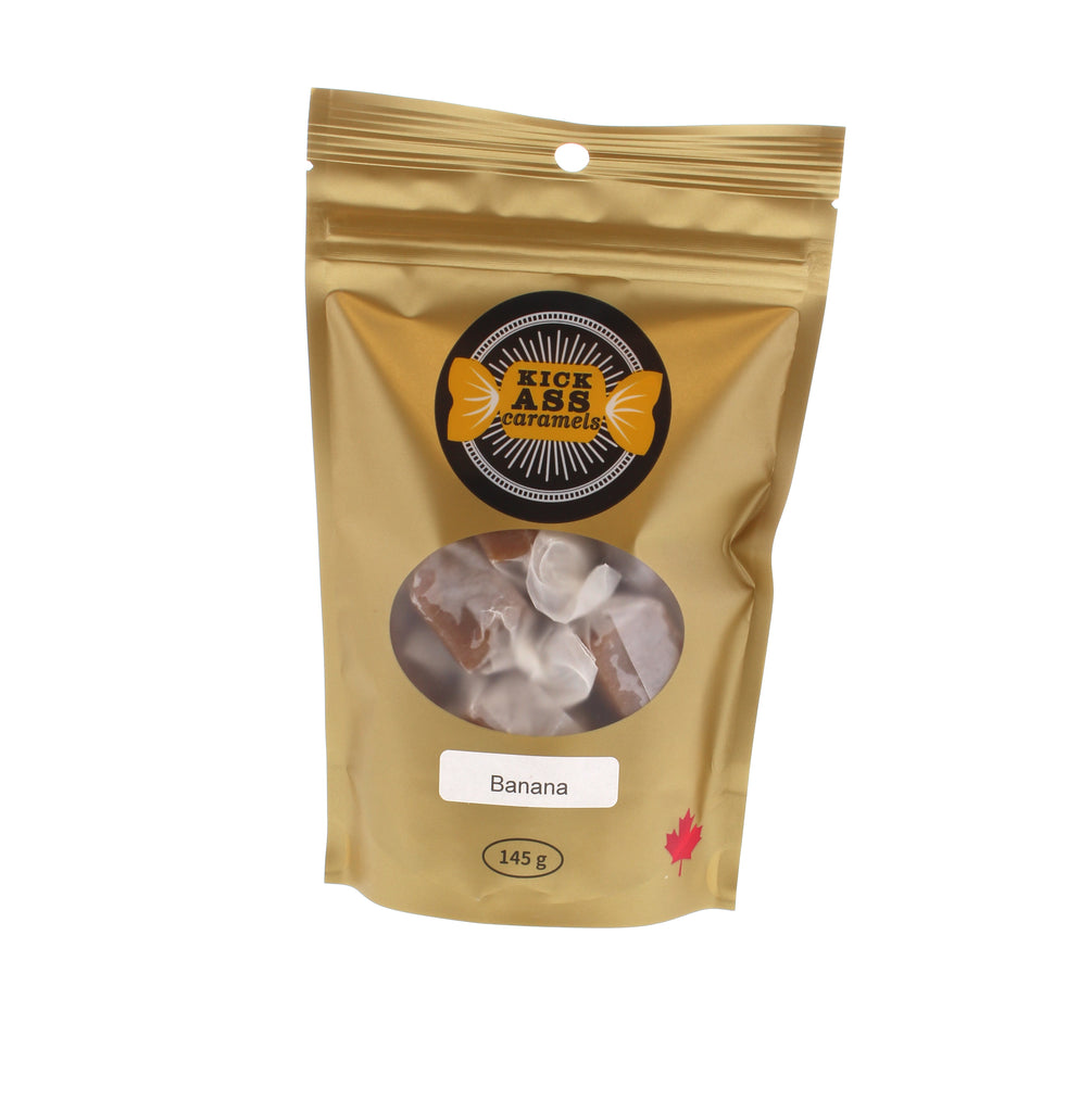 Satisfy your cravings for a perfectly sweet treat with Kickass Caramels - Banana! These caramels are expertly crafted with irresistible banana flavor, making them a guaranteed hit for your taste buds.