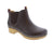 The Dansko Becka in Brown is a versatile ankle bootie designed for everyday comfort and style. Featuring a leather upper with a pull-on design, this shoe combines classic appeal with practical wearability. Leather upper with elasticized entry for easy on-and-off wear. Leather lining and footbed provide natural breathability and comfort. The EVA midsole and rocker bottom heel reduce fatigue during extended wear, while the round toe offers a flattering silhouette.