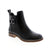 Sleek and versatile, the Josef Seibel Berlina 11 ankle bootie transitions effortlessly from office to weekend. This classic black leather boot features a comfortable block heel and almond toe, perfect for everyday wear. Leather upper with waterproof protection keeps feet dry and stylish. Removable insole and microfiber footbed provide all-day comfort, while the EVA outsole delivers reliable traction. Side zip entry makes getting in and out quick and easy.