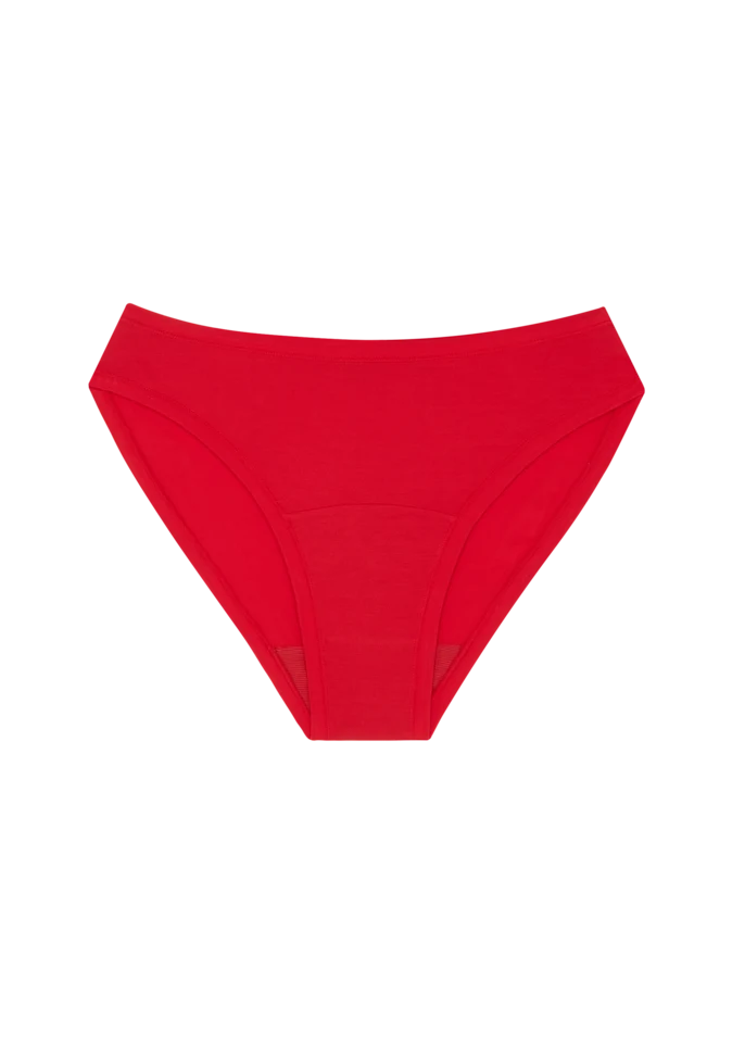 The Huha Bikini is a classic bikini cut with low-mid rise and secure fit. Lightweight single-layer design with soft, low-pressure seams for all-day comfort. Wide gusset provides full coverage without irritation. Made with ultra-soft TENCEL™ fibers and antimicrobial zinc oxide for breathability and freshness. Perfect everyday essential.