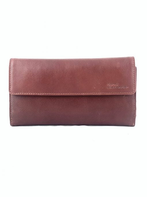 Elevate your style with the Derek Alexander BR-1305 Wallet in Red. With 21 credit card slots, 2 clear ID windows, and a zippered change pocket, this wallet offers both fashion and organization. 
