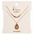 The K'lani Breathe Necklaces are a two-piece set designed for everyday elegance. The first necklace features blush and earthy stone beads, while the second showcases a gold-plated teardrop charm with a lotus flower detail. Together, they create a grounded, natural look that reminds you to stay rooted and bloom with grace.