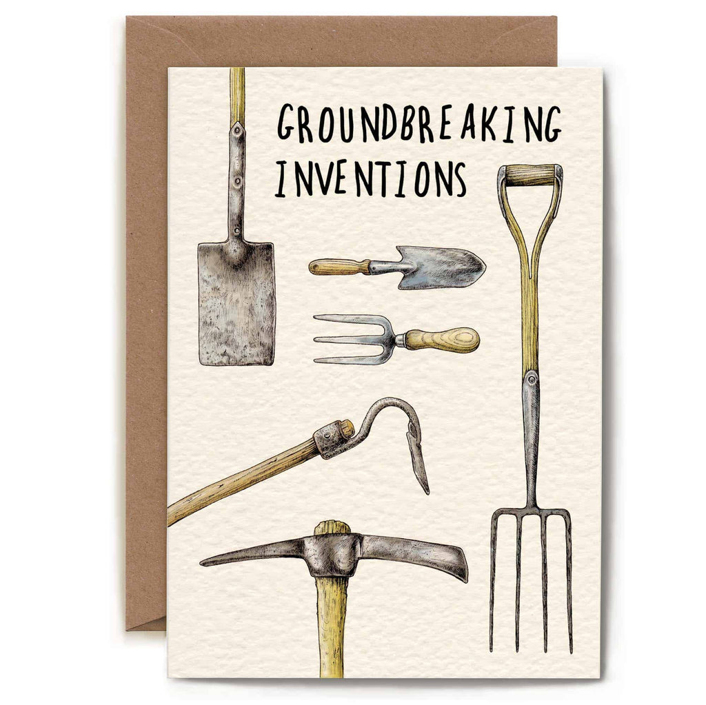 This charming greeting card features a blank interior, providing the perfect canvas for your personal message or wit. Crafted from premium 300gsm cream colored card stock with a distinctive textured finish, it's sourced responsibly and certified FSC-approved. The card arrives in eco-conscious packaging, a recycled kraft envelope nestled within a protective hardbacked mailer, eliminating unnecessary plastic. Each piece is thoughtfully designed, printed, and assembled in the UK