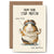 This charming greeting card features a blank interior, providing the perfect canvas for your personal message or wit. Crafted from premium 300gsm cream colored card stock with a distinctive textured finish, it's sourced responsibly and certified FSC-approved. The card arrives in eco-conscious packaging, a recycled kraft envelope nestled within a protective hardbacked mailer, eliminating unnecessary plastic. Each piece is thoughtfully designed, printed, and assembled in the UK