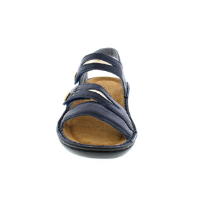 The Naot Cadence sandal is the perfect combination of style and comfort. It features an upper made of high-quality leather and has an open-toe, strappy design. An orthotic-friendly footbed and a removable insole make for comfortable wear, while light arch support provides extra cushioning. An adjustable velcro, halter, and back strap provide a secure fit, making the Cadence an excellent choice for any casual occasion.