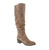 Elevate your everyday style with the Bueno Camryn in taupe suede—a versatile knee-high boot that transitions seamlessly from office to casual settings. Crafted with a soft suede upper, cushioned foam midsole, and a stacked heel, this pull-on boot delivers all-day comfort with timeless appeal.