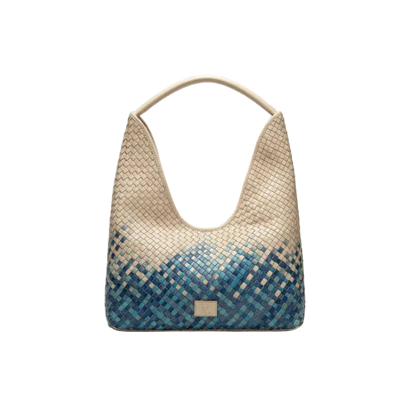 Milo Bags Carlotta - Ivory/Blue