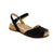 The Dansko Cass in Black is your go-to sandal for effortless summer style. Crafted from premium nubuck with a supple leather lining, supportive wedge heel under 1" and a cushioned suede footbed paired with EVA/PU and cork midsoles for all-day comfort. The round-toe silhouette and velcro closure deliver a polished look, while high arch support and pronation control keep your feet happy whether you're running errands or catching up with friends.