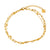 Elevate your style with the Hackney Nine Castilia Anklet. Featuring two unique chains. The textured paper clip chain and beaded chain layer together to effortlessly enhance any outfit.
