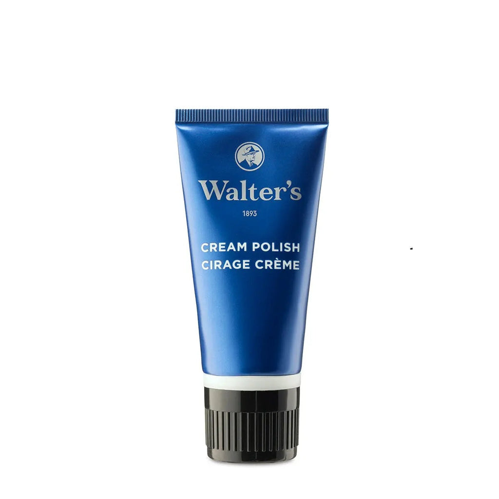Walter's Cream Polish is specially formulated to nourish, protect, and restore shine to all smooth leather surfaces. Enriched with natural carnauba wax, this premium polish creates a protective barrier while enhancing the leather's natural beauty. Perfect for shoes, bags, belts, and other leather goods, it delivers professional results with every application. Keep your leather looking pristine and well-maintained with this essential care product.