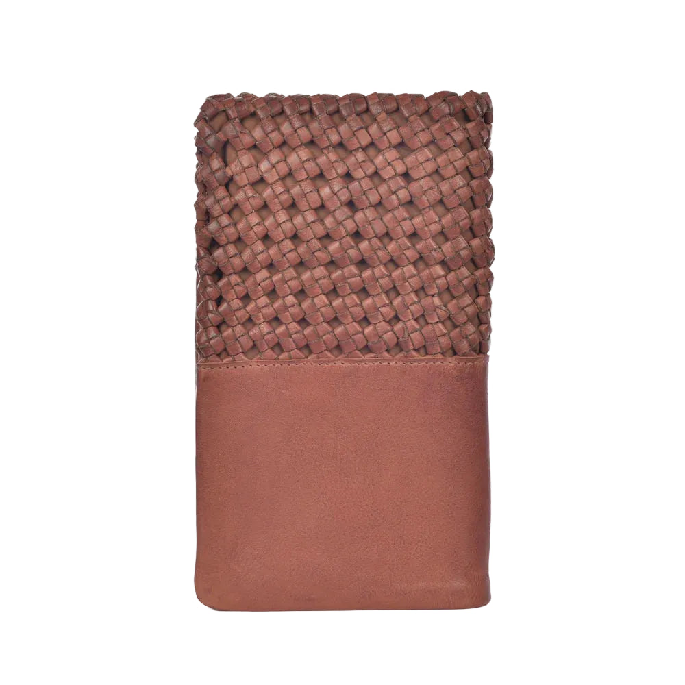 The Cuoio wallet by Milo is handcrafted with premium washed leather. The soft, woven textured leather front panel and sleek fold-over snap design create a timeless accessory that ages beautifully. Multiple card slots and a compact size make it perfect for minimalist carry.