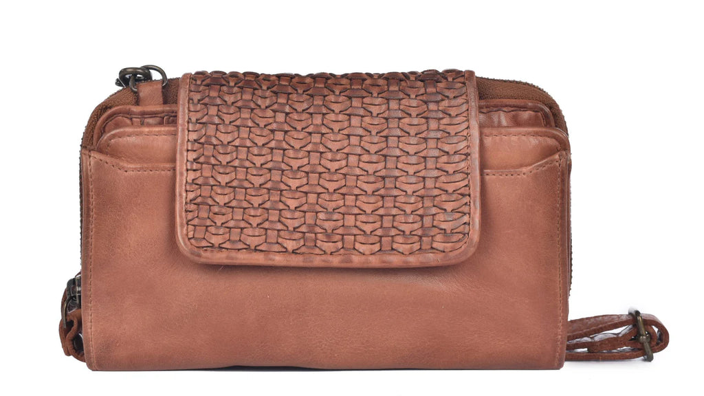 Go hands-free with this woven wallet/purse combo! Easily fit your must-have items into this crossbody wallet! With an adjustable strap and zippered pockets for keeping your money and cards safe, this little purse packs a punch!