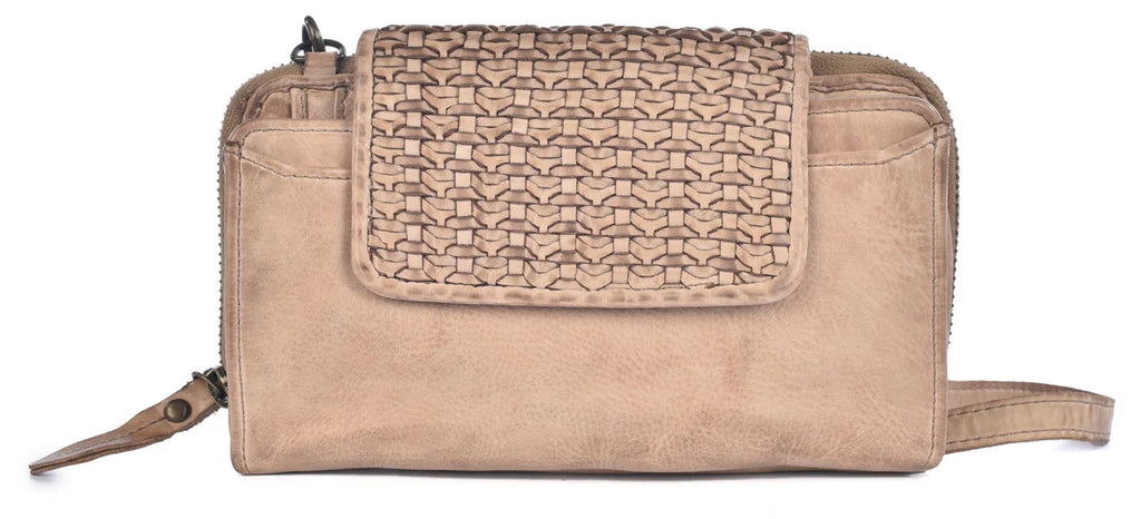 Go hands-free with this woven wallet/purse combo! Easily fit your must-have items into this crossbody wallet! With an adjustable strap and zippered pockets for keeping your money and cards safe, this little purse packs a punch!