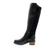 Step out in style and comfort with Remonte D1A73-01 knee-high boots. These fashionable boots offer a convenient zipper, cozy fleece lining, and a supportive footbed. The sleek buckle design adds a chic touch to any outfit. Stay stylish all day with these must-have boots.