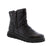 Remonte D3981-00 brings everyday comfort and style to your winter wardrobe. This black ankle boot features a leather upper with water-resistant protection, keeping your feet dry through the season. Designed for all-day wear, the D3981-00 combines a cushioned foam midsole with a removable microfiber insole for personalized comfort. The side zip entry makes it easy to slip on, while the wedge heel and round toe deliver a flattering, casual silhouette. Felt lining and insulation work together to keep warmth in