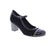 Dorking's Rodin D8669 in Black Print combines timeless elegance with everyday comfort. This versatile pump features a leather upper, cushioned foam midsole, and durable rubber outsole for all-day wearability. Crafted with a round toe and block heel, this shoe transitions seamlessly from office to casual settings. The leather lining and footbed provide a refined finish, while the adjustable buckle ensures a secure, personalized fit.