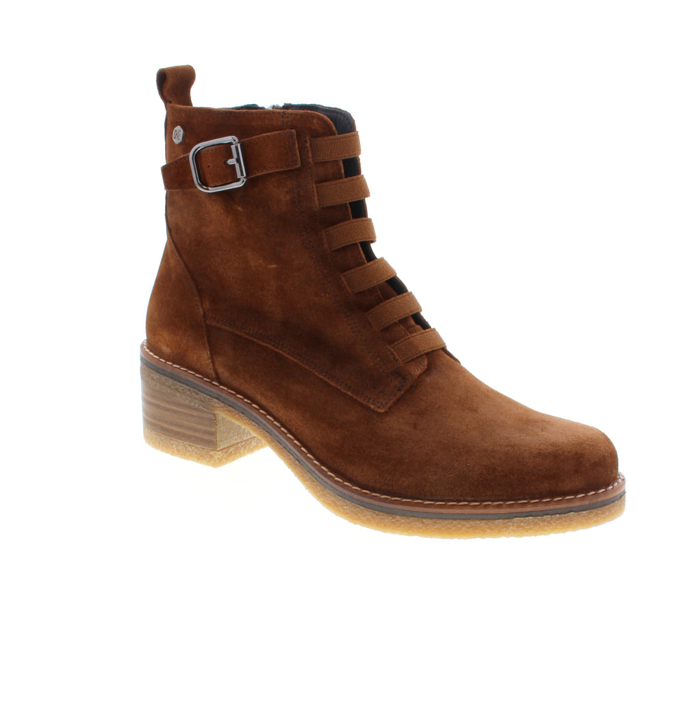 Elevate your everyday style with the Dorking Lucero D8868. This sophisticated ankle bootie combines premium suede craftsmanship with practical comfort, featuring a supportive foam midsole and secure side zip entry for effortless wear.