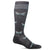 Sockwell Dragonfly mid-calf compression socks SW106W-850 in charcoal sparkle blend style with performance. Crafted from a wool, nylon, and fabric blend, these socks provide moderate compression support for everyday wear, they're designed for casual comfort and versatility.&nbsp;