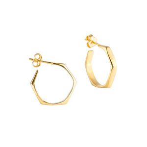 LOLO's Euro Hoops unique shape adds eye-catching interest for a subtle sparkle. Perfect for day or night, these mini hoops are sure to make an impression. Gift them for special occasions or add them to your own jewelry collection!