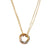 Embrace timeless elegance and meaningful symbolism with the Hackney Nine Elvira Double Chain Necklace featuring an Intertwined 3-Ring Pendant Charm. Delicate yet distinctive, this beautifully layered piece combines minimalist sophistication with a deeper sense of connection. The intertwined three-ring charm symbolizes unity and lasting bonds, making this necklace a meaningful addition to any jewelry collection.