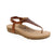 The Aetrex Evelyn in Walnut features an adjustable back strap and padded heel for secure, personalized comfort. Built with a lightweight cork midsole and anatomically engineered design based on millions of foot scans, this versatile thong sandal delivers all-day support and style.