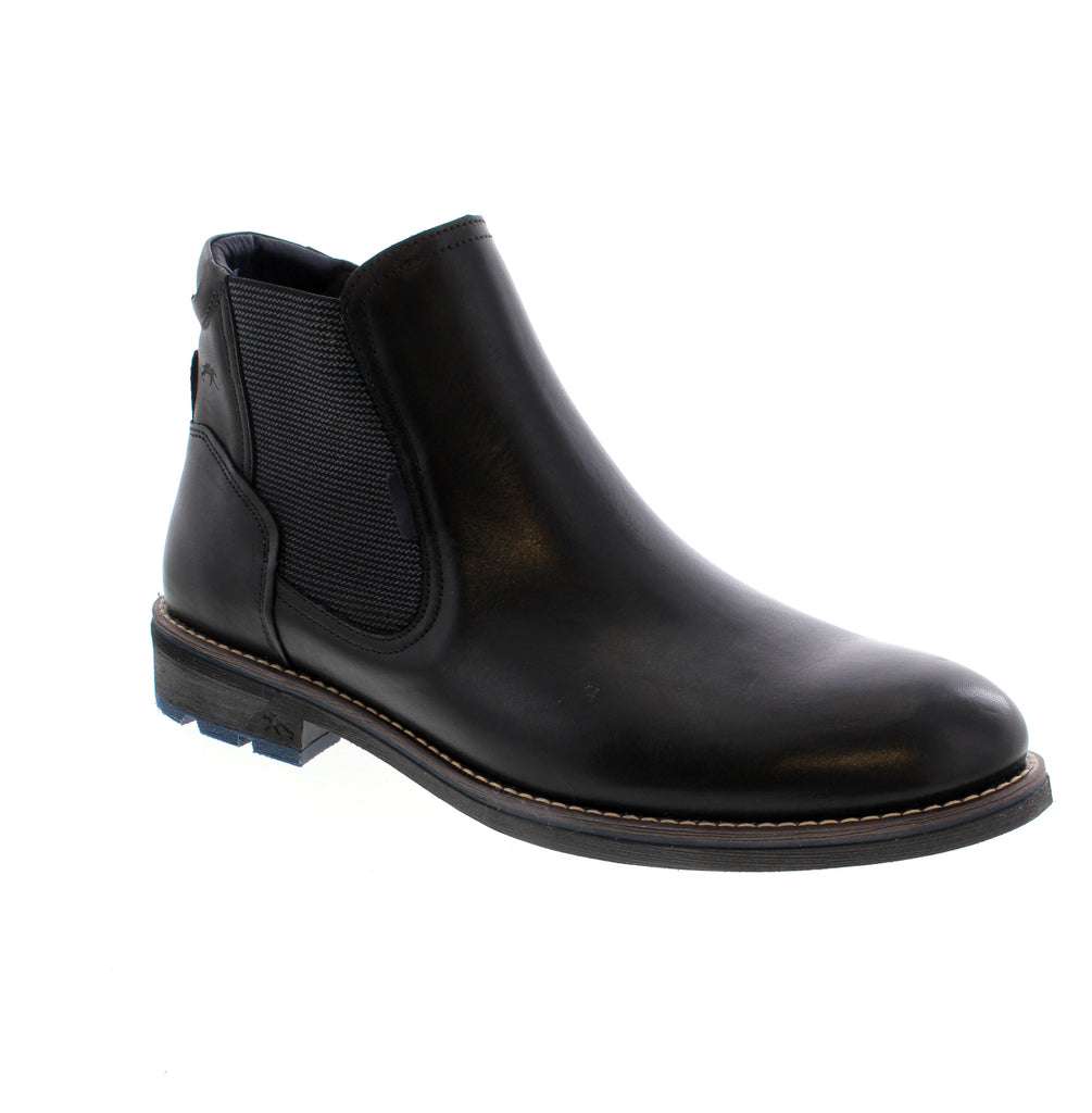 Fluchos Terry F1343 - Black Sophisticated Spanish craftsmanship meets everyday versatility in this elegant Chelsea boot. The Fluchos Terry F1343 seamlessly transitions from casual to dress occasions with timeless style.