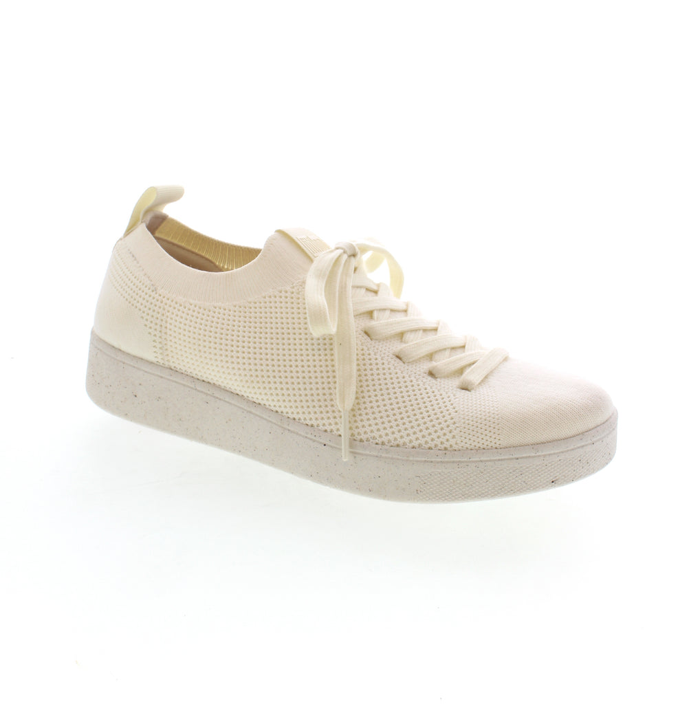 Light weight slip on mesh sneaker, with decorative laces and removable footbed.