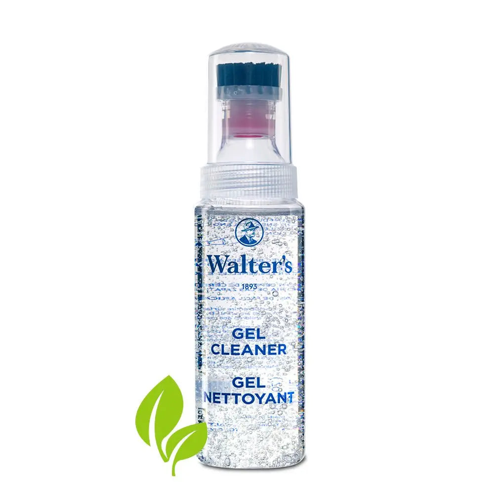 Walter's Gel Cleaner combines eco-friendly formula with built-in bristle brushes for effortless shoe care. Perfect for sneakers and casual shoes, this all-in-one cleaner tackles outsoles and tough spots with ease. One application does it all—no extra tools needed.