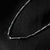 This sleek geometric beaded chain necklace combines minimalist design with luxurious materials. Crafted from premium alloy with 18-karat white gold plating, it delivers an elegant, versatile piece that complements any style. Perfect for everyday wear or special occasions.