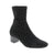 Django &amp; Juliet's Hartful-DJ ankle boot combines versatile style with everyday comfort. This black dot fabric boot features a supportive block heel and square toe, making it perfect for casual outings, office settings, or dressier occasions. Fabric upper with fabric lining and a cushioned foam midsole keep your feet comfortable throughout the day.