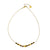 Hackney Nine Havana has a refined collection of Tiger’s Eye stones and lustrous gold-toned charms that adds subtle color and natural elegance to this contemporary snake-skin textured chain necklace. The organic beauty of the stones contrasts beautifully with the sleek modern chain, creating a sophisticated statement with effortless appeal.