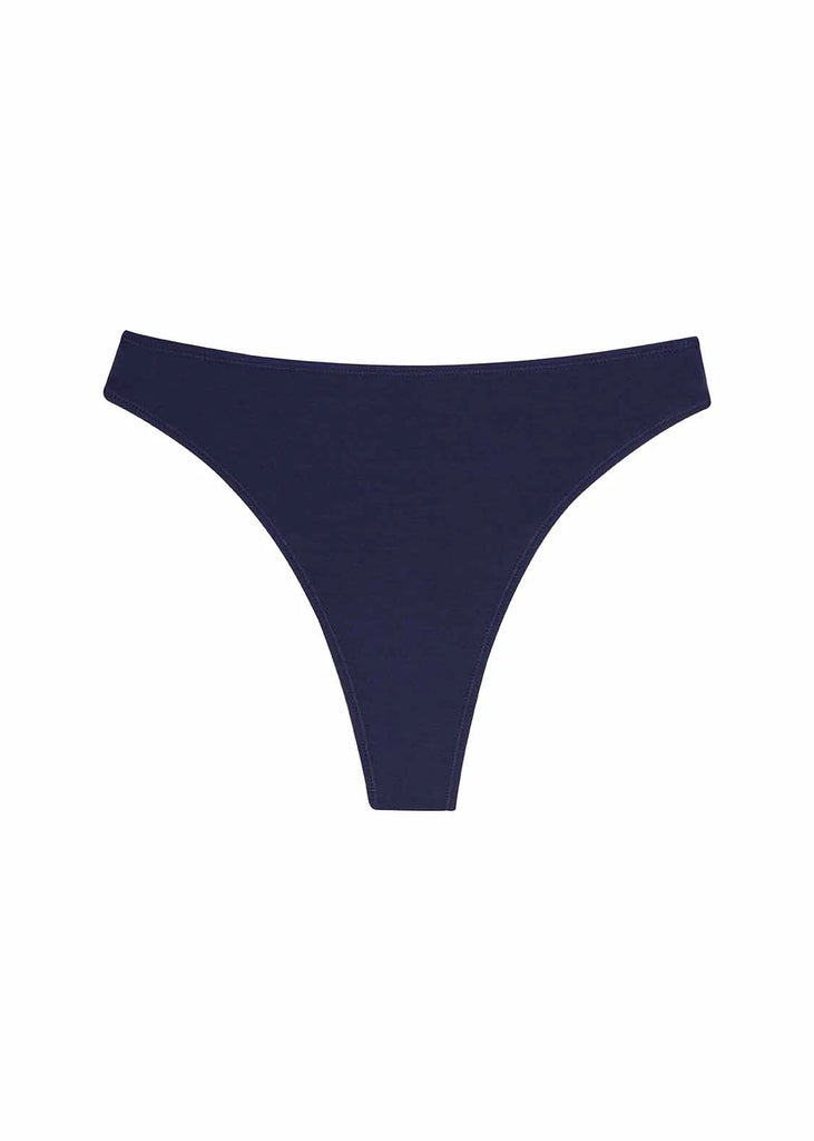 Introducing Huha's Mineral Undies High Rise Thong; a comfortable, high-rise thong with smartcel™ sensitive fibers reinforced with zinc oxide to keep you fresher, longer. Seam-free lining extends from the pubic area to the tailbone for full coverage, giving you confidence to move through your day.
