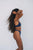 Huha Mineral Undies High Rise Thong - Navy