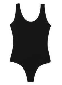 Introducing the Huha Mineral Undies Bodysuit in timeless black. Our patented design features a fully removable underwear piece for ultimate comfort and convenience. No more fumbling with snaps or uncomfortable trims. Enjoy easy access and the ability to wash or replace the underwear piece, while still wearing the bodysuit. Each purchase includes 1 body and 2 additional underwear gussets.