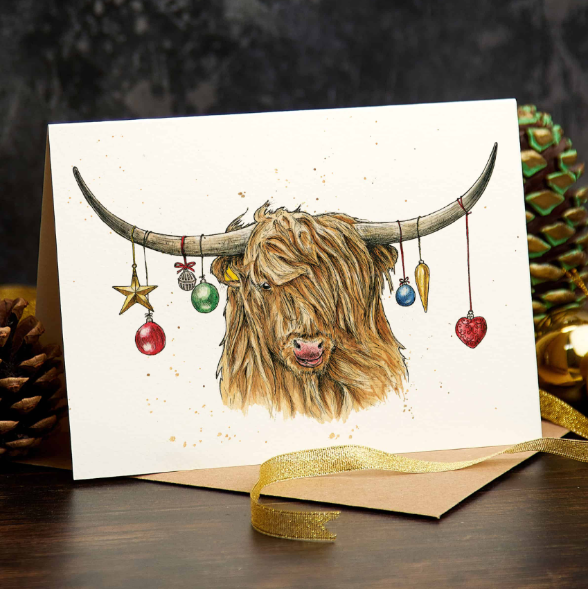 Bewilderbeest - Highland Cow Card