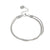 Elevate your everyday look with the Hackney Nine Inese bracelet. This sophisticated two-layer bracelet features contrasting widths and a captivating snake-skin texture that catches the light beautifully. Crafted with 18 karat infused white gold, it delivers luxury without the worry—hypoallergenic, nickel-free, and built to last without tarnishing.