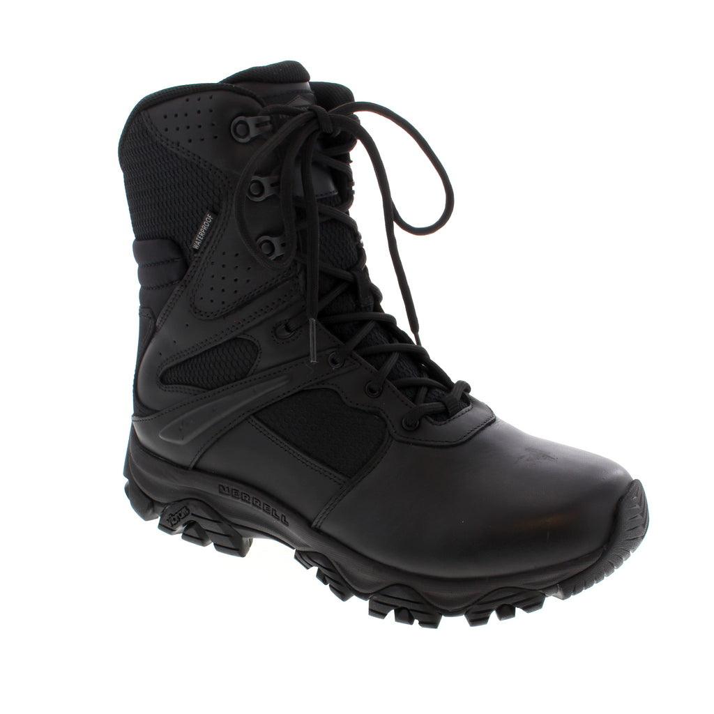 Introducing the Merrell Work Moab 3 Response Tact 8" for your long days on the job! Crafted with waterproof leather and mesh upper and a side-zip entry, this boot is built for the toughest environments while still offering all-day comfort with its COMFORTBASE™ footbed and midsole.