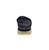 Ladies leather slip on sandal with toe wrap detail.