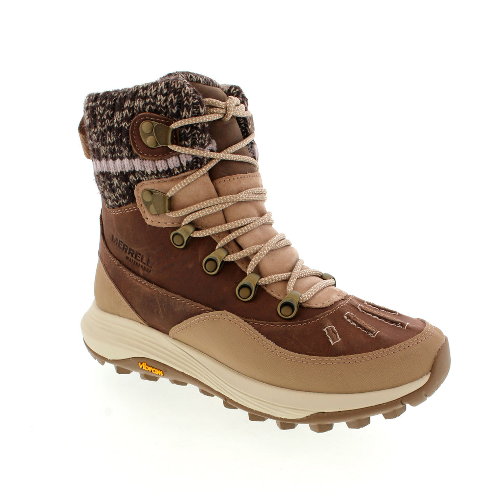 The Merrell Siren 4 Thermo Mid Zip WP brings advanced functionality with its innovative medial zipper for effortless on and off, directly addressing user needs. Its waterproof upper ensures dry comfort in wet conditions, while the Vibram® IceTrek sole delivers reliable traction on slippery surfaces. Featuring the brand’s first-ever Vibram® traction lug, this boot offers superior grip on uneven terrain, making it a dependable choice for challenging outdoor environments.