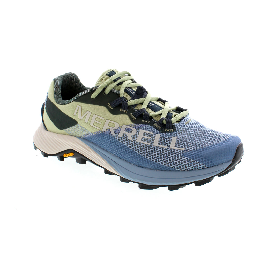 The Merrell MTL Long Sky 2 is designed with sustainability in mind, incorporating 1% recycled materials in the laces, webbing, and heel pull tab. The grippy rubber sole provides all-day comfort on the trail, while the 5% recycled EVA foam footbed adds to the overall eco-friendly design. Stay comfortable and feel good about your impact on the environment.