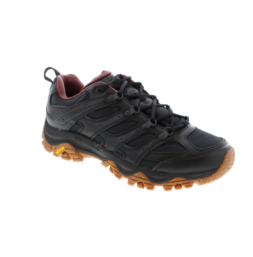 The Merrell Moab 3 Luxe Ltr combines durability with enhanced comfort through a new supportive insole and a softer, more cushioned midsole. Its best-in-class Vibram® outsole ensures reliable traction on varied terrain, while the waterproof membrane keeps your feet dry in wet conditions. Designed with sustainability in mind, this latest edition incorporates recycled materials, making it the most environmentally conscious Moab yet. Ideal for serious outdoor enthusiasts seeking performance and protection.