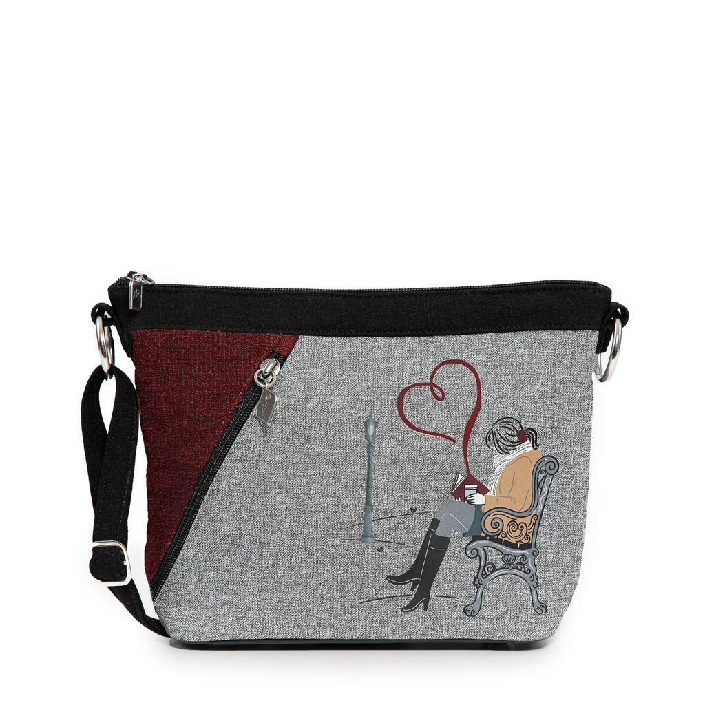 Elevate your everyday style with the Jak's Actuelle Hibiscus shoulder bag in a rich burgundy shade. This elegant accessory combines timeless design with feminine charm, making it a perfect complement to any outfit. Crafted for both style and practicality, it offers ample space and easy access, ideal for carrying your essentials throughout the day. Whether heading to work or enjoying a casual outing, this bag provides a sophisticated artistic flair while keeping your belongings organized and within reach. 